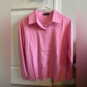 Pink Button Up